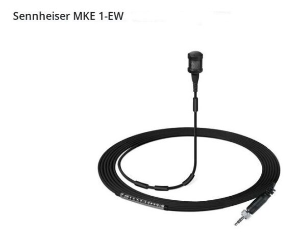 Microfone Lapela MKE 1-EW Para uso em Transmissores Série Evolution - Image 2