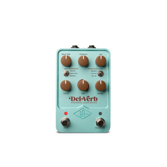 Pedal de Guitarra Uafx Del-Verb Ambience Companion