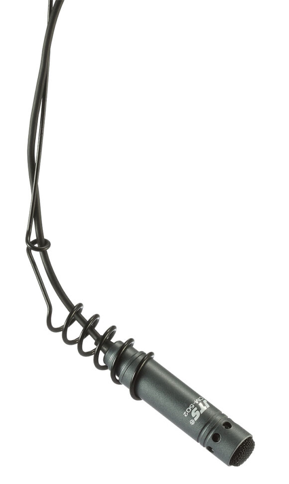 Microfone de lapela com cápsula condensadora, ideal para gravações discretas e móveis - CM-502