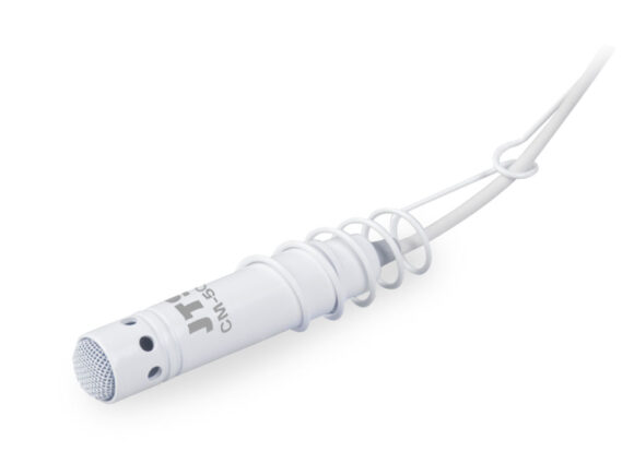 Microfone de lapela wireless com cápsula condensadora, ideal para gravações móveis e apresentações - CM-502WT