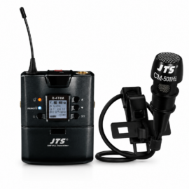 Transmissor Bodypack UHF JTS R-4TBM + CM-501Hi