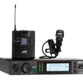 Sistema de Microfone Sem Fio UHF JTS RU-901G3/RU-G3TB + CM-501Hi